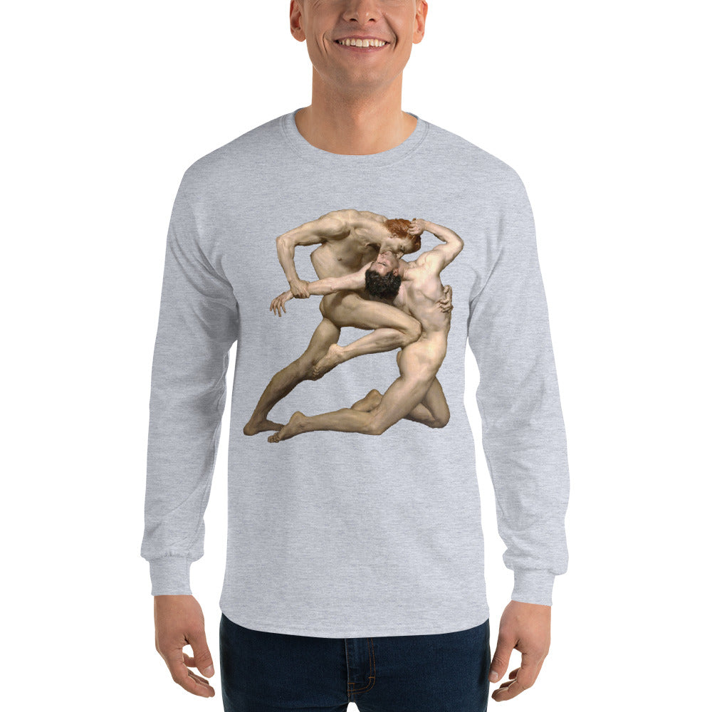 William Bouguereau - Dante and Virgil in Hell Long Sleeve T-shirt AF0022