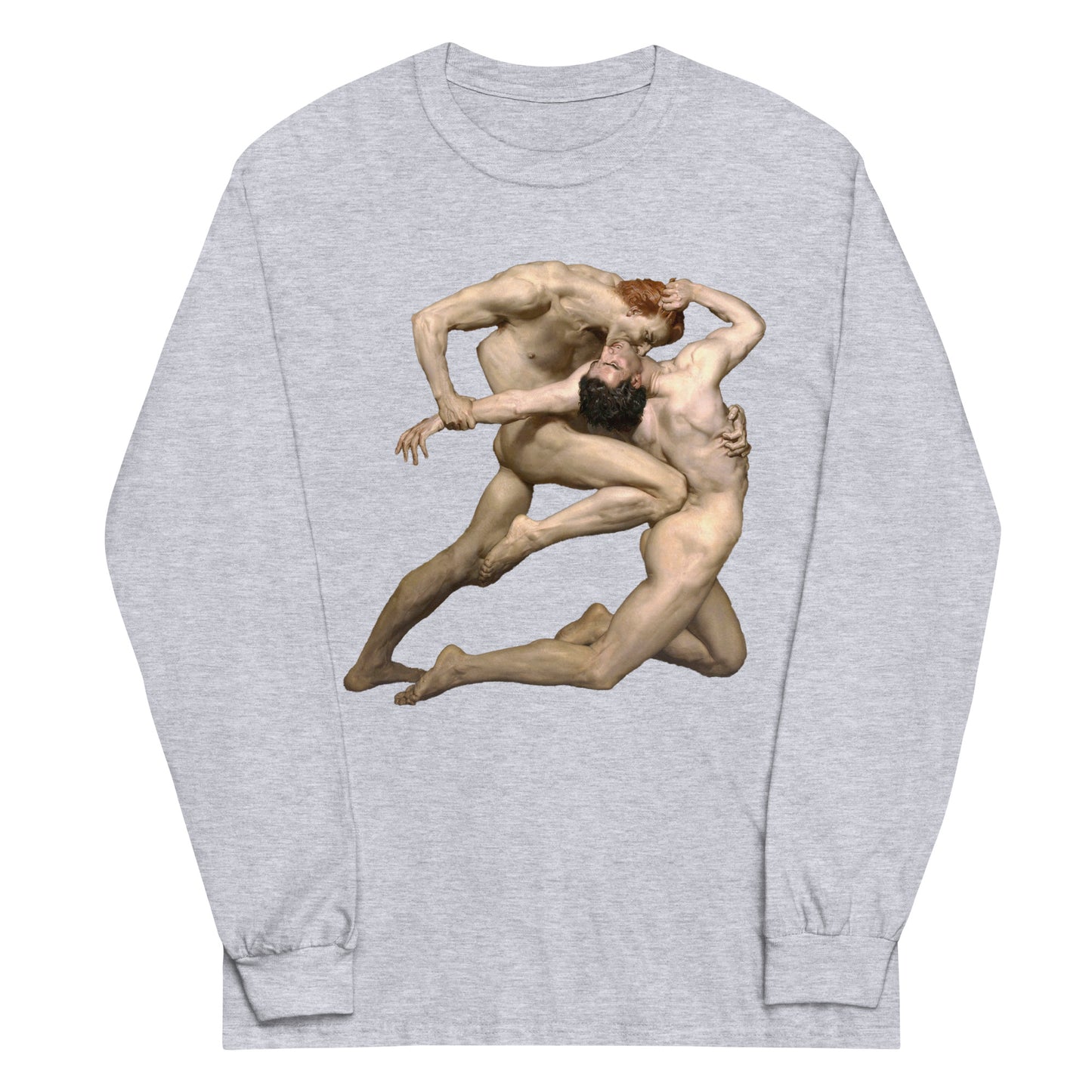 William Bouguereau - Dante and Virgil in Hell Long Sleeve T-shirt AF0022