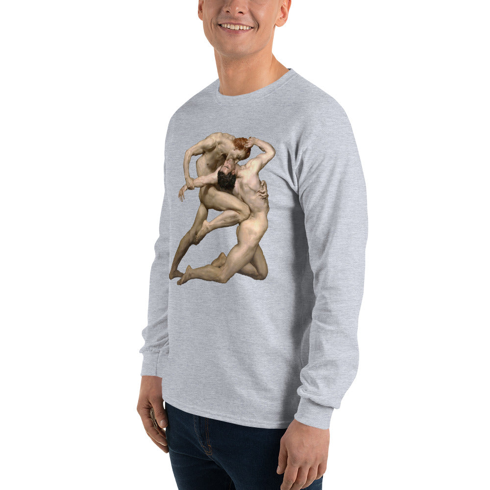 William Bouguereau - Dante and Virgil in Hell Long Sleeve T-shirt AF0022