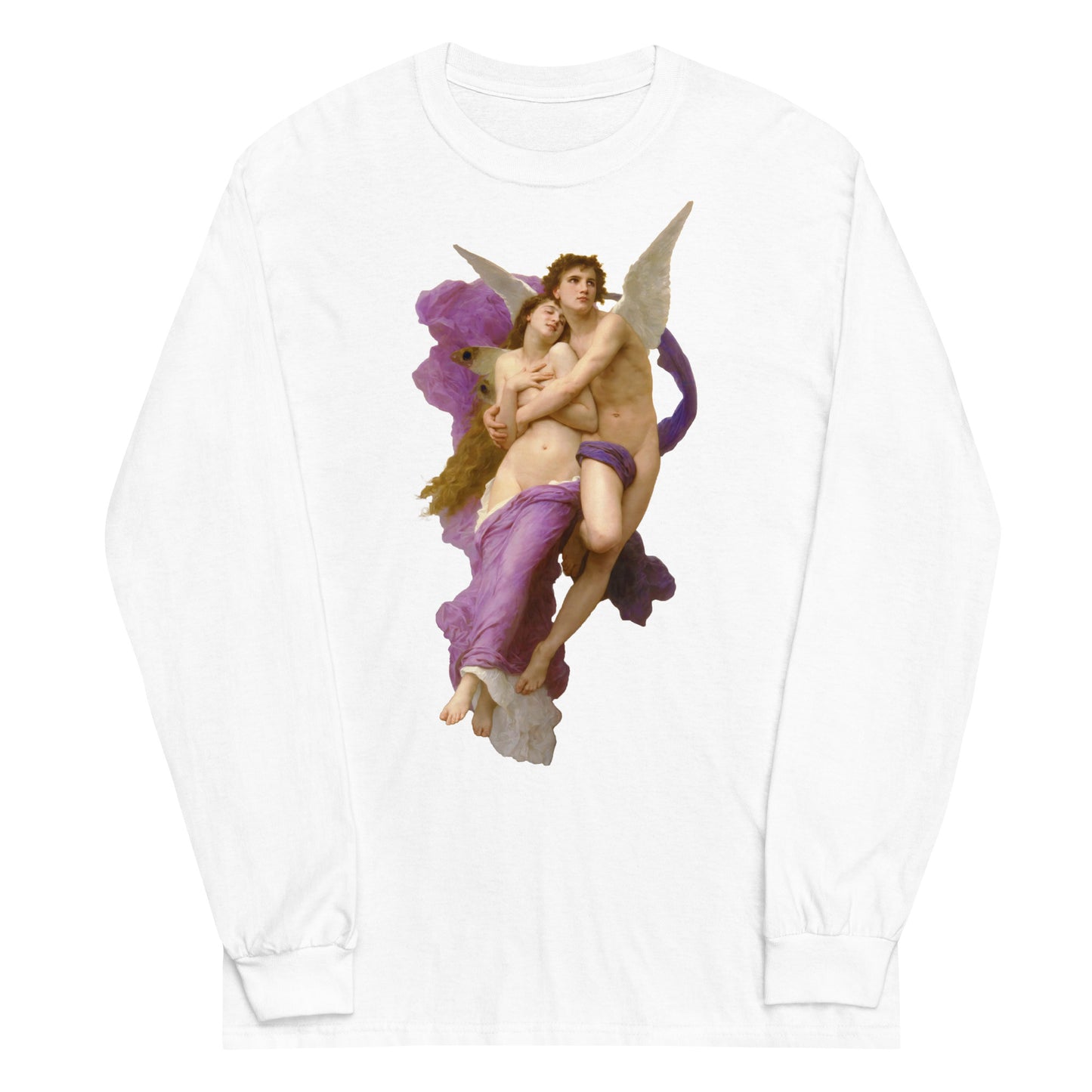 William Bouguereau - The abduction of Psyche Long Sleeve T-shirt AF0020