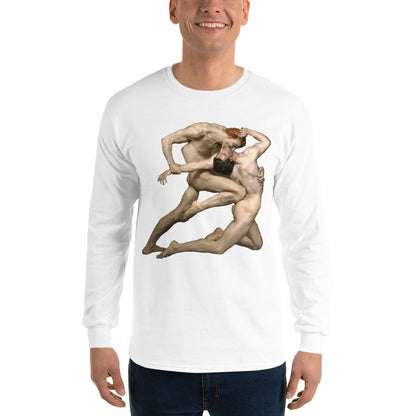 William Bouguereau - Dante and Virgil in Hell Long Sleeve T-shirt AF0022