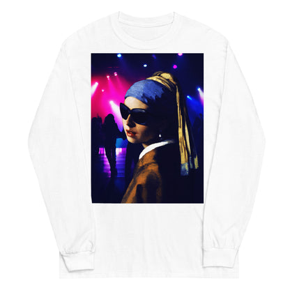 Johannes Vermeer - Girl with a Pearl Earring Long Sleeve T-shirt AF0033