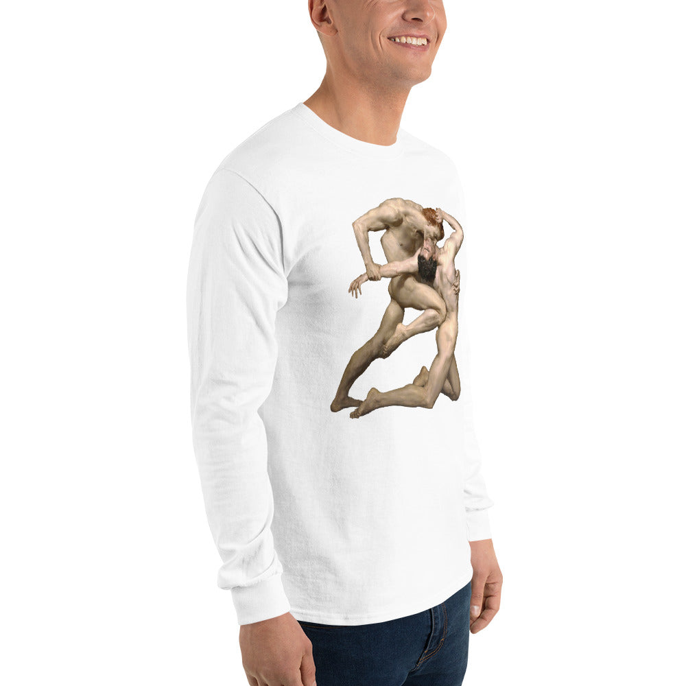 William Bouguereau - Dante and Virgil in Hell Long Sleeve T-shirt AF0022