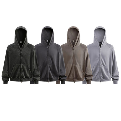 Oversize Zipper Hoodie WN23119