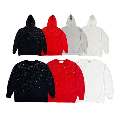 Rhinestone Starry Sky Hoodie & Long Sleeve Sweatshirt WN20720