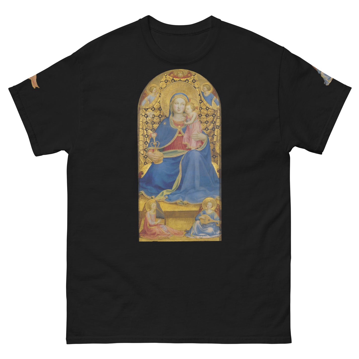 Fra Angelico - Virgin of Humility Short Sleeve T-shirt AF0013