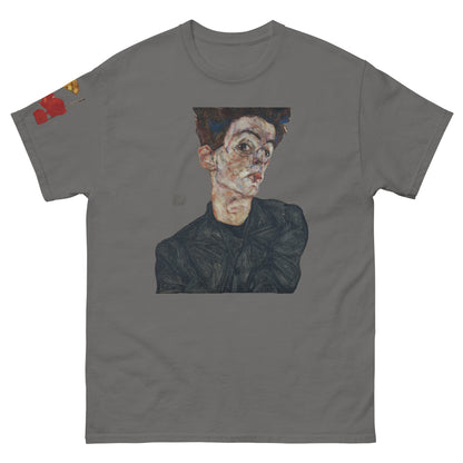 Egon Schiele - Self-Portrait With Physalis T-shirt AF0002