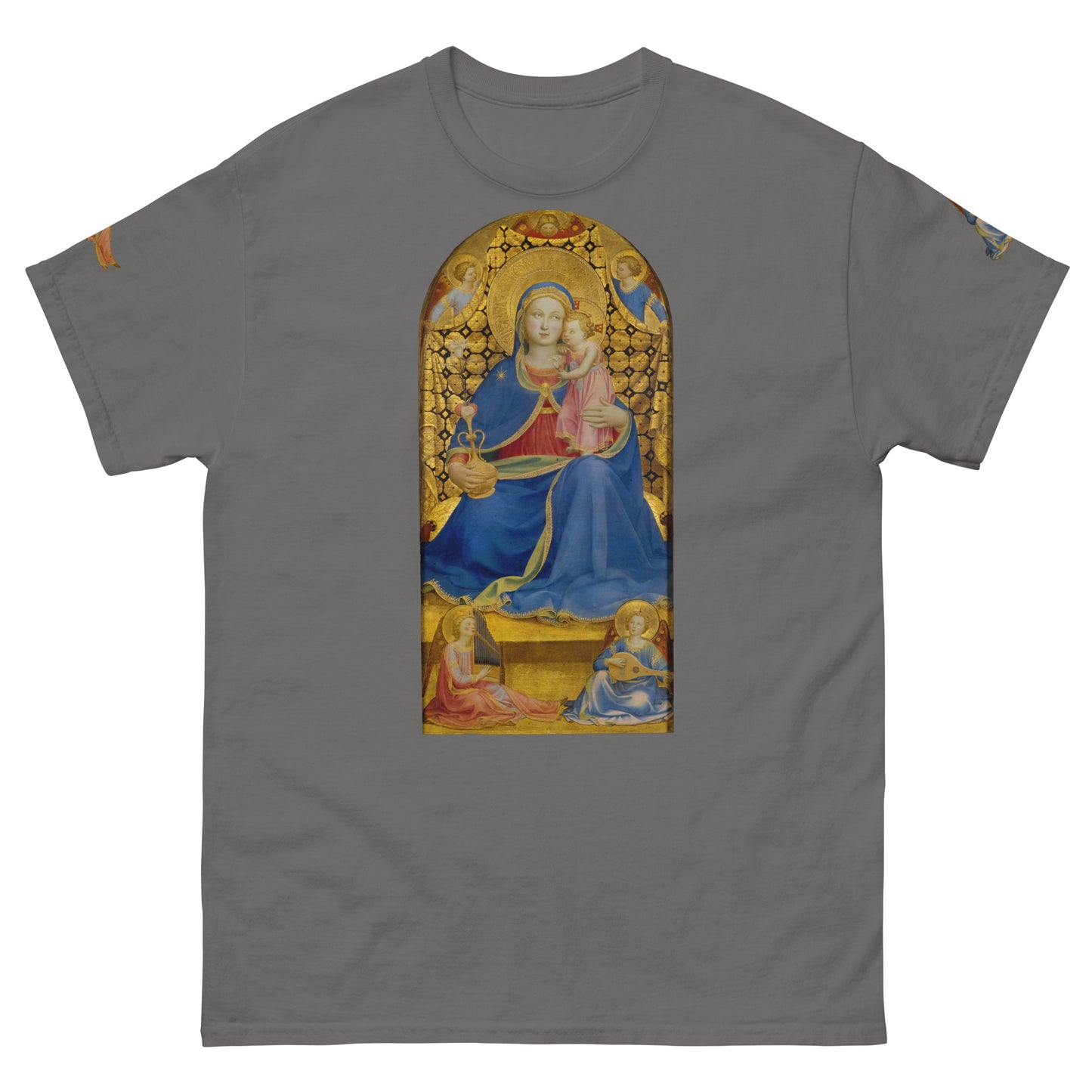 Fra Angelico - Virgin of Humility Short Sleeve T-shirt AF0013