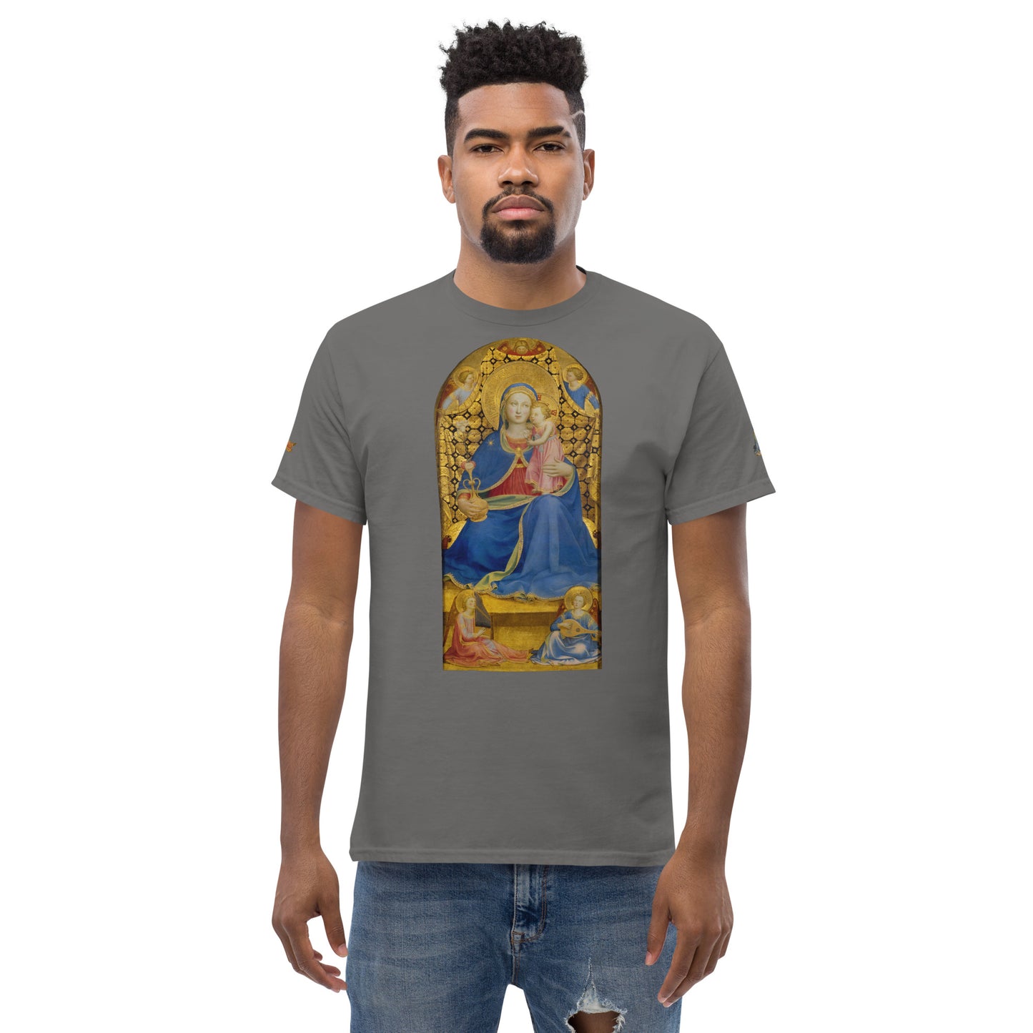 Fra Angelico - Virgin of Humility Short Sleeve T-shirt AF0013