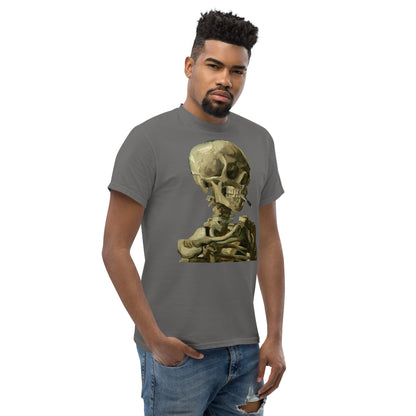 Vincent van Gogh - Head Of A Skeleton With A Burning Cigarette Short Sleeve T-shirt AF0019