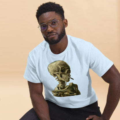 Vincent van Gogh - Head Of A Skeleton With A Burning Cigarette Short Sleeve T-shirt AF0019