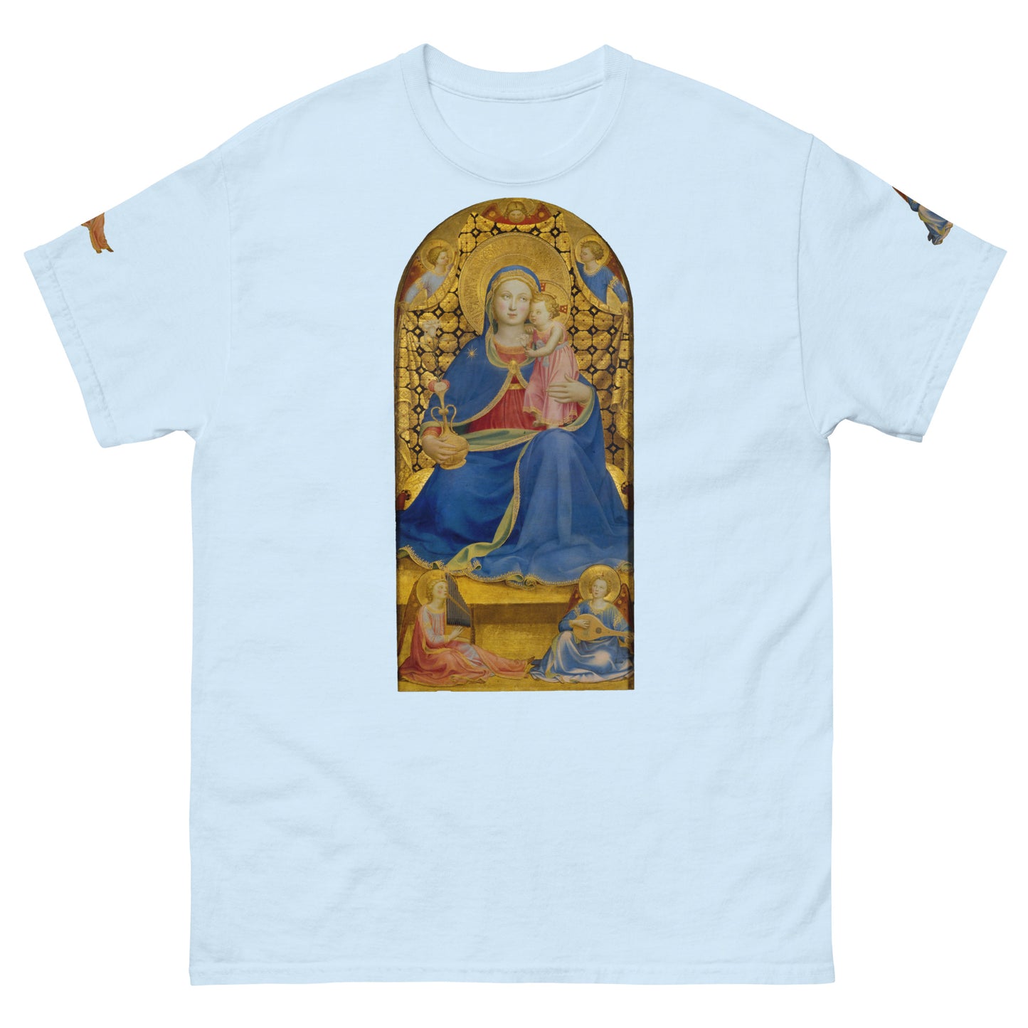 Fra Angelico - Virgin of Humility Short Sleeve T-shirt AF0013