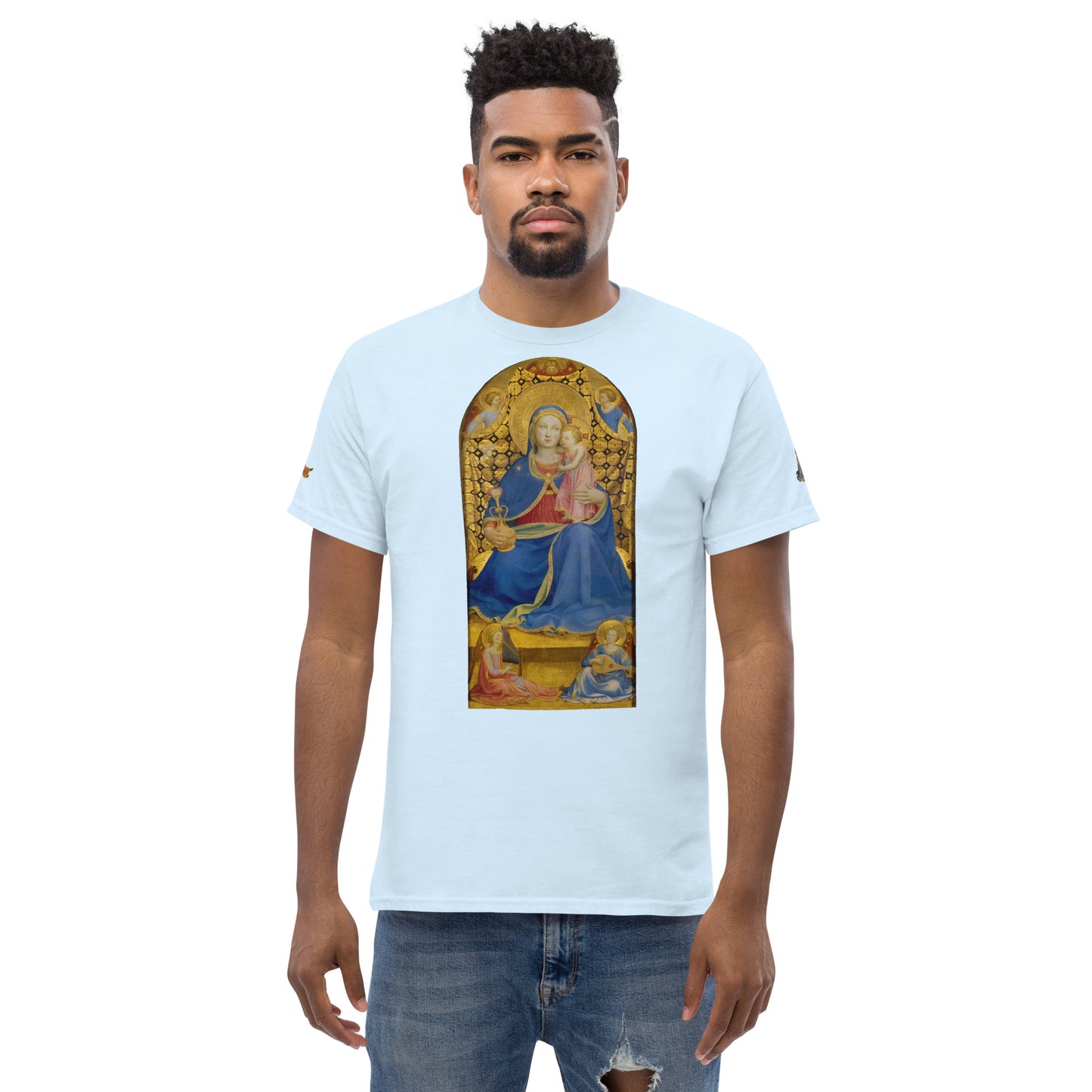 Fra Angelico - Virgin of Humility Short Sleeve T-shirt AF0013