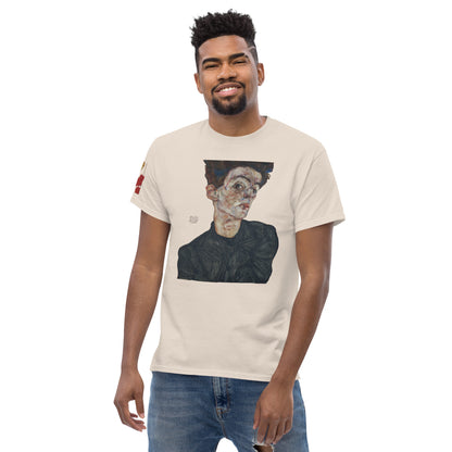 Egon Schiele - Self-Portrait With Physalis T-shirt AF0002