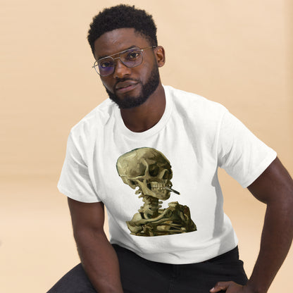 Vincent van Gogh - Head Of A Skeleton With A Burning Cigarette Short Sleeve T-shirt AF0019