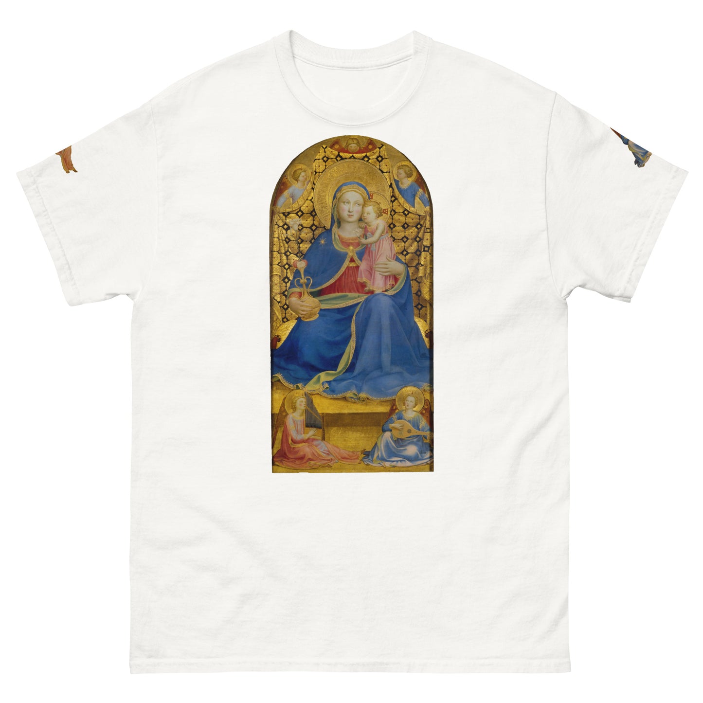 Fra Angelico - Virgin of Humility Short Sleeve T-shirt AF0013