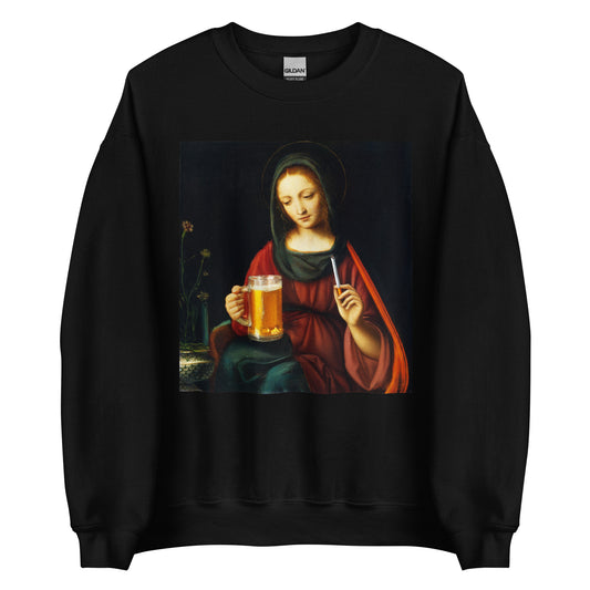 Bernardino Luini - The Madonna of the Carnation Sweatshirt AF0026