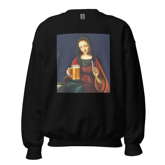 Bernardino Luini - The Madonna of the Carnation Sweatshirt AF0026