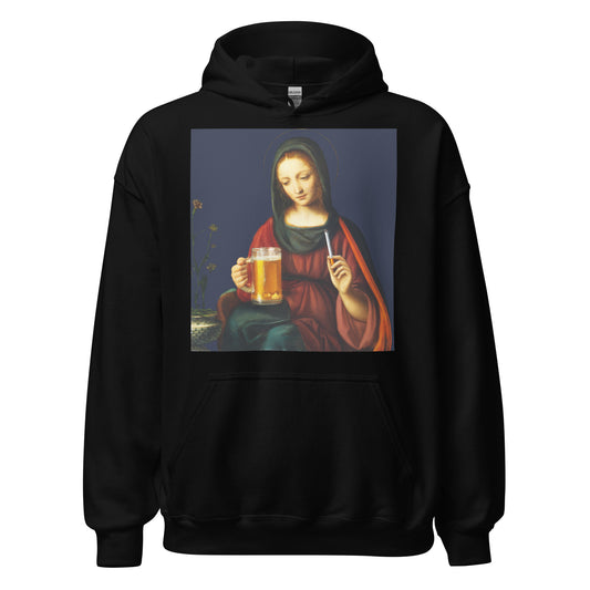 Bernardino Luini - The Madonna of the Carnation Hoodie AF0025