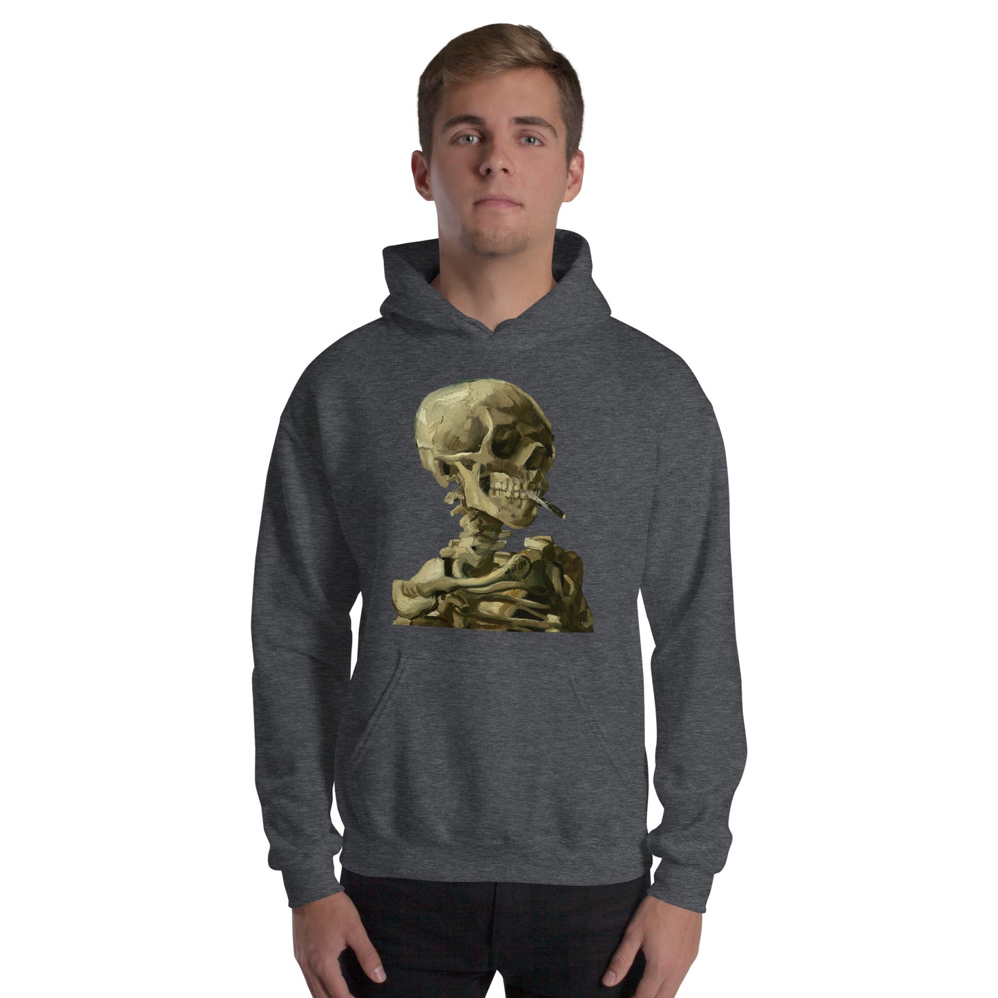 Vincent van Gogh - Head Of A Skeleton With A Burning Cigarette Hoodie AF0018