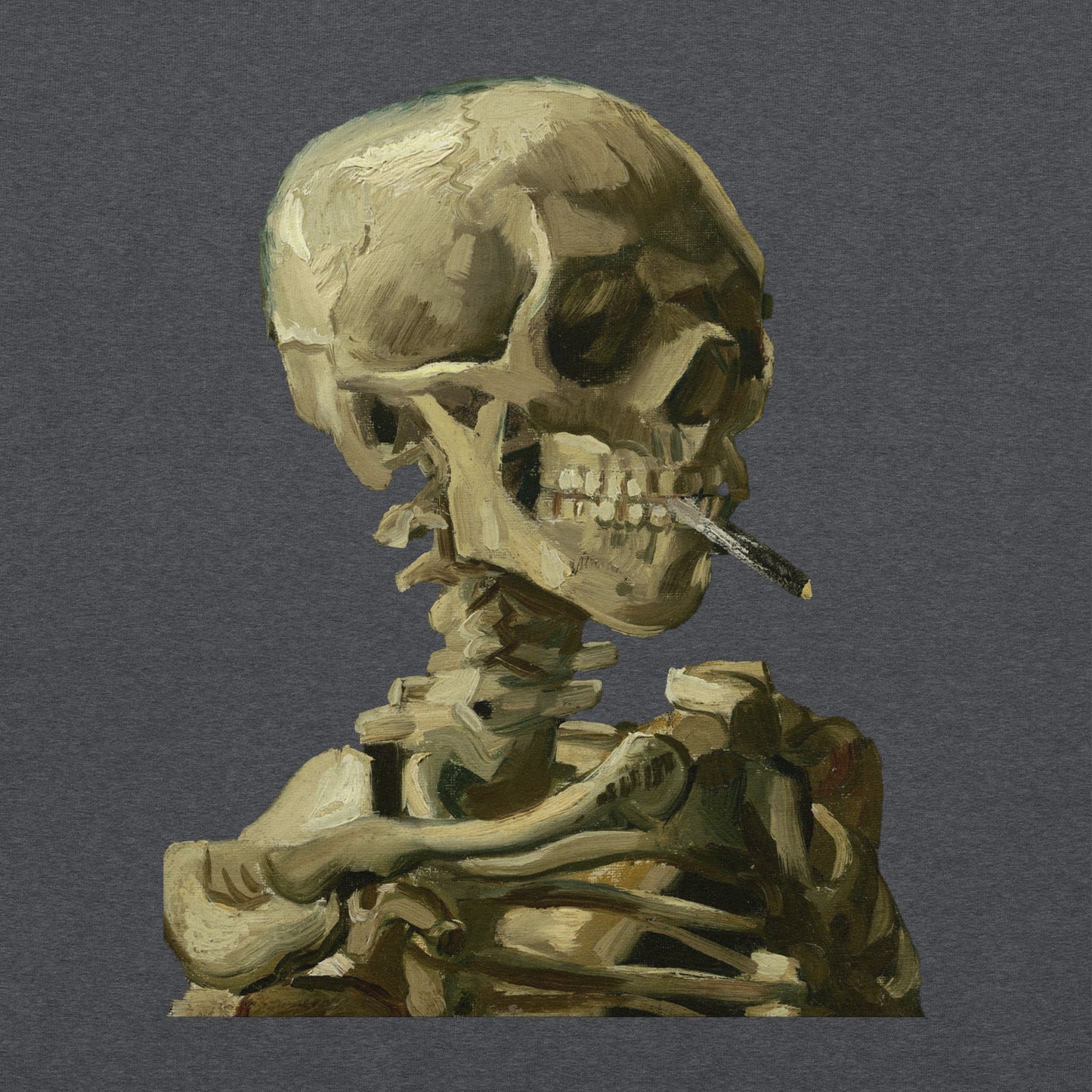 Vincent van Gogh - Head Of A Skeleton With A Burning Cigarette Hoodie AF0018