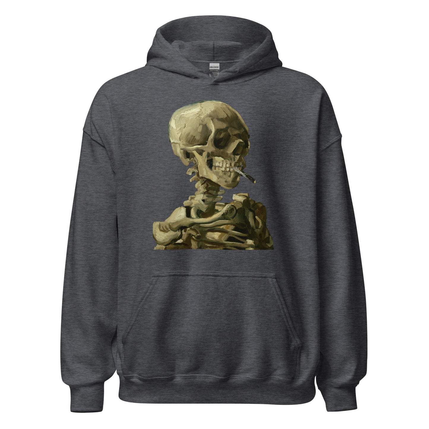 Vincent van Gogh - Head Of A Skeleton With A Burning Cigarette Hoodie AF0018