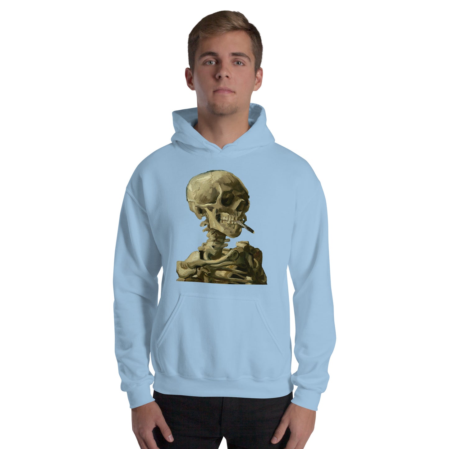 Vincent van Gogh - Head Of A Skeleton With A Burning Cigarette Hoodie AF0018