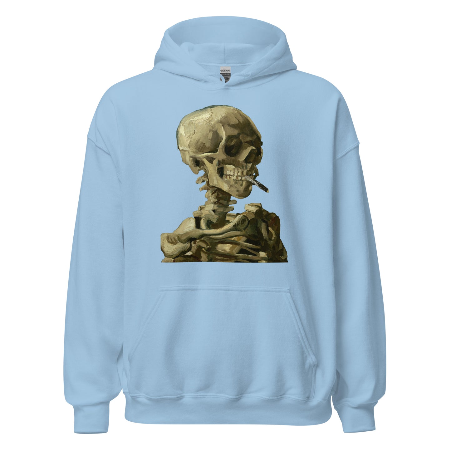 Vincent van Gogh - Head Of A Skeleton With A Burning Cigarette Hoodie AF0018