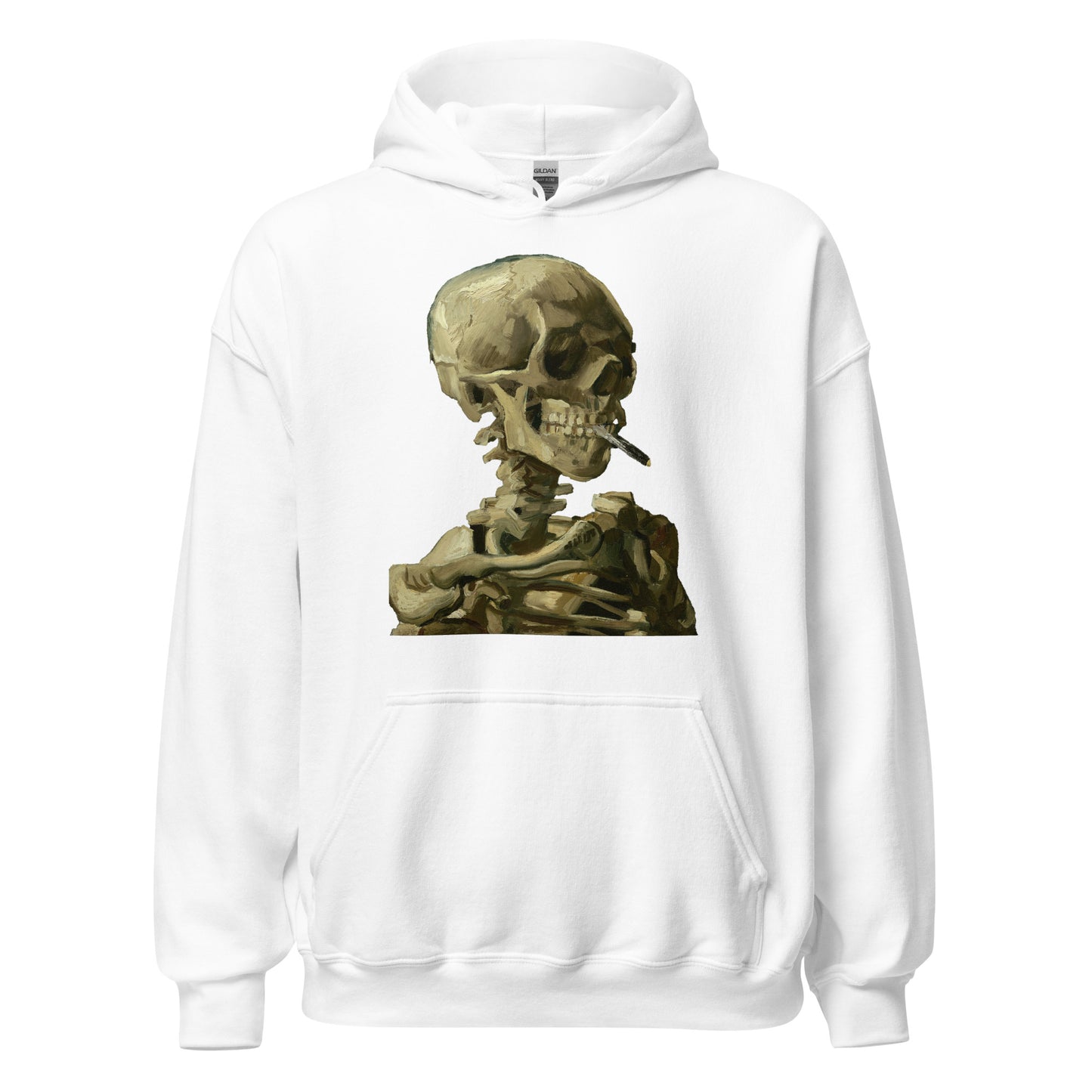 Vincent van Gogh - Head Of A Skeleton With A Burning Cigarette Hoodie AF0018