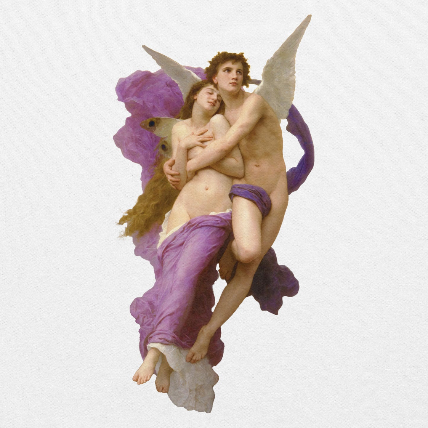 William Bouguereau - The abduction of Psyche Hoodie AF0021