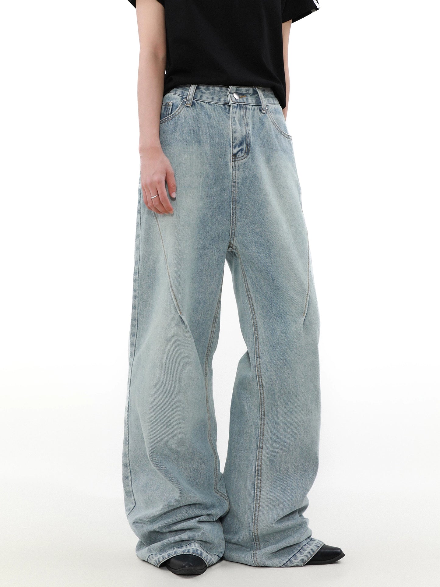 Wash Micro Flare Denim Jeans WN4723