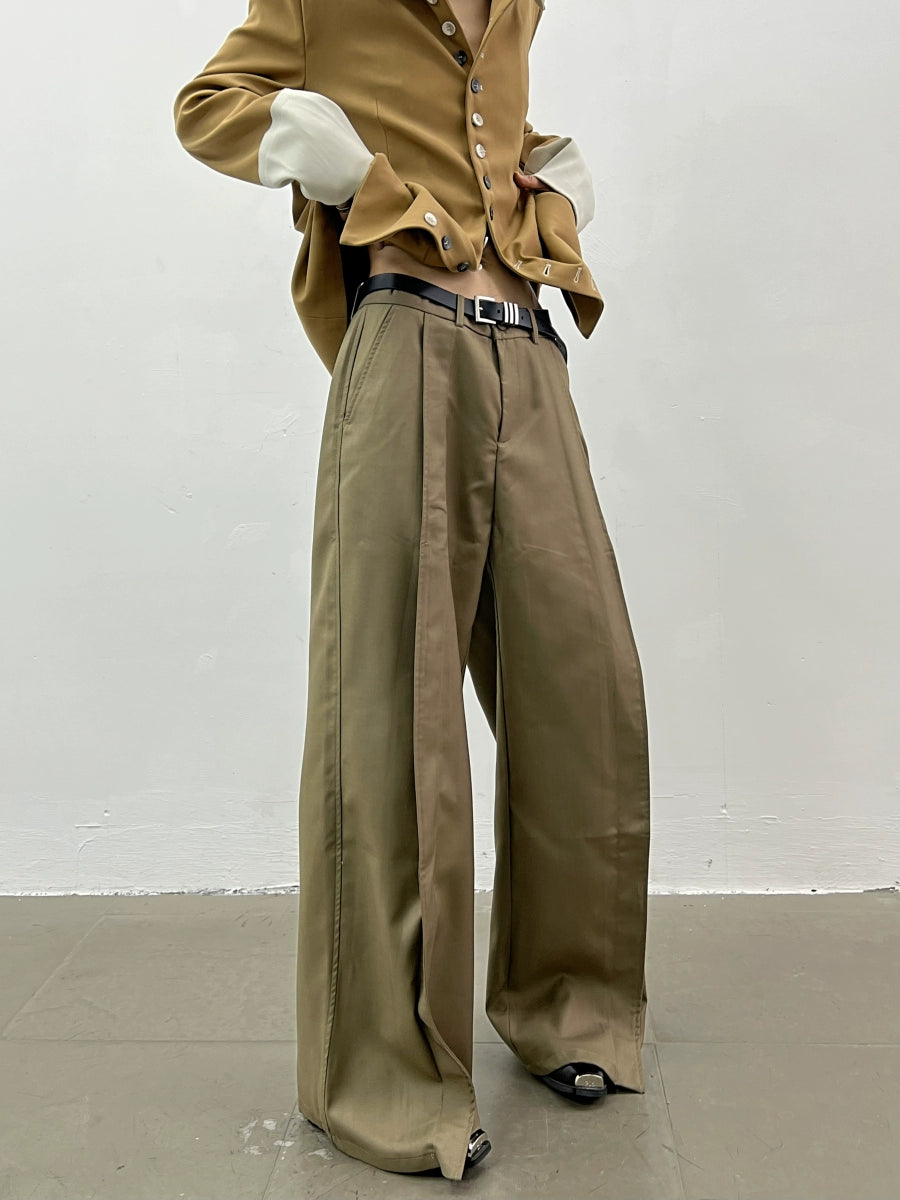 Double Tuck-in Wide-leg Trousers WN5021