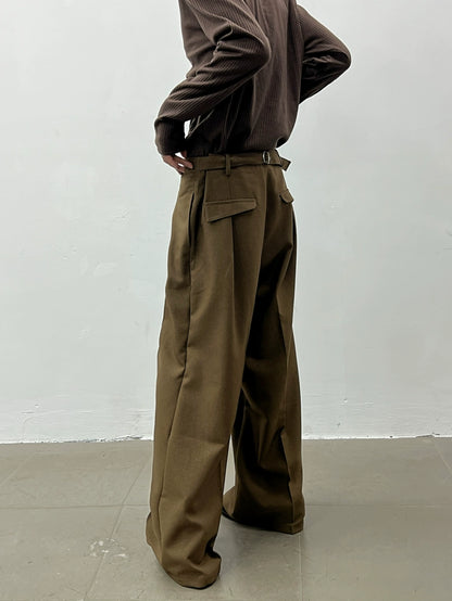 High-waist Wide-leg Trousers WN4998