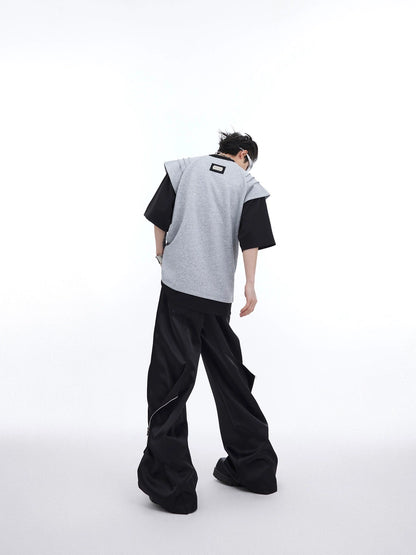 Fake Layered Oversize Short Sleeve T-Shirt WN4684
