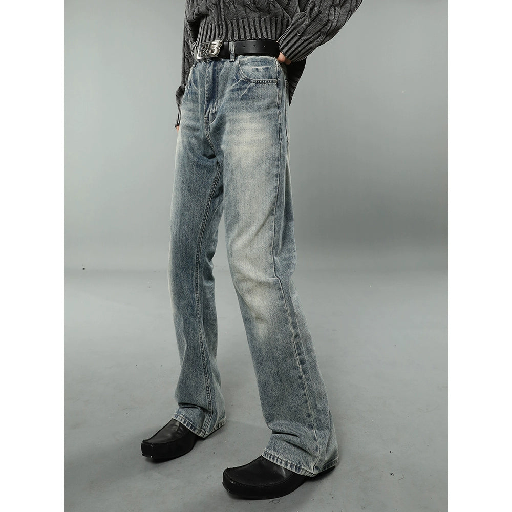 Slightly Flare Denim Jeans WN4626
